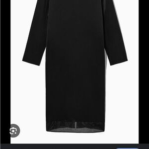 COS Black Long Sleeve Dress